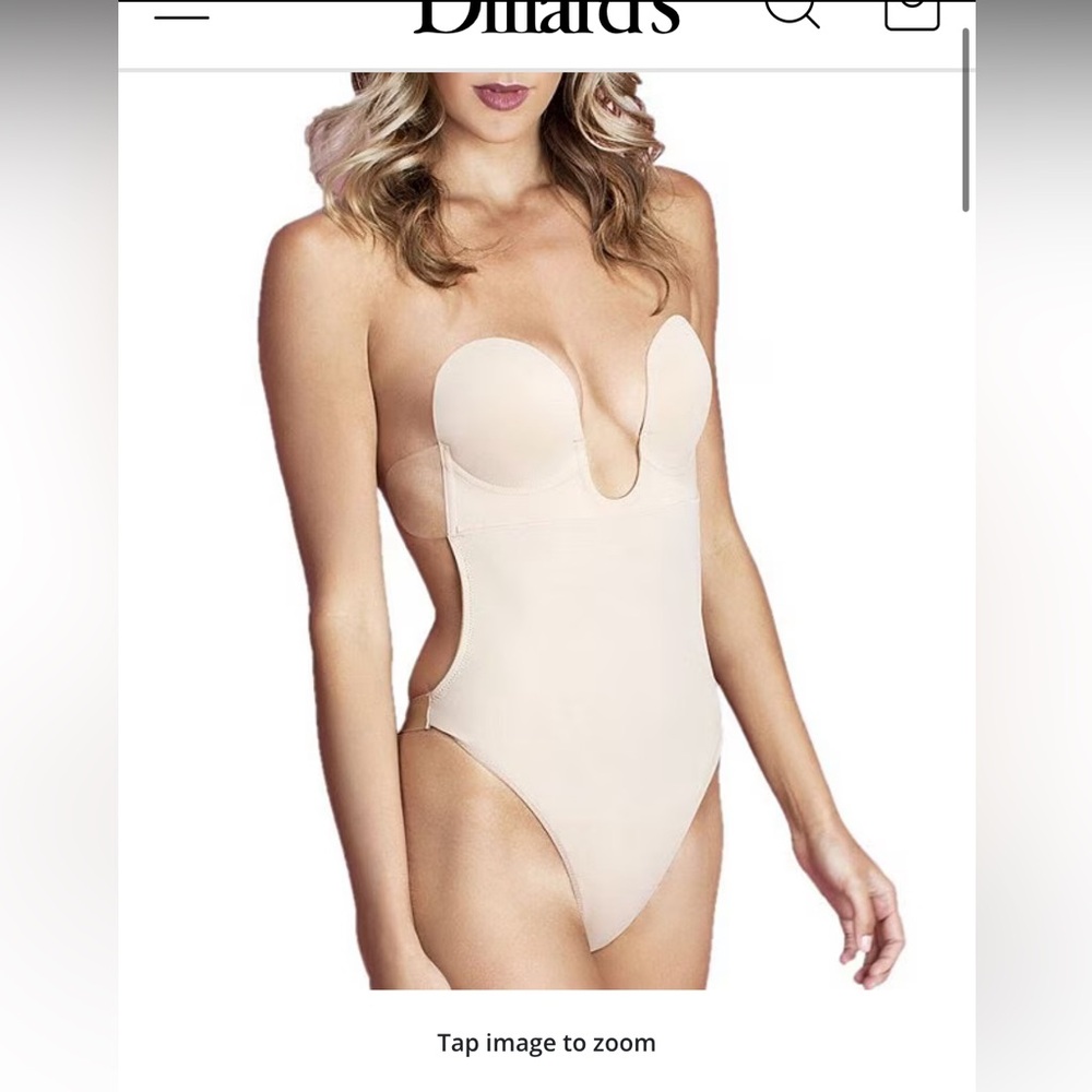 Fashion Forms NUDE U Plunge Bodysuit - M